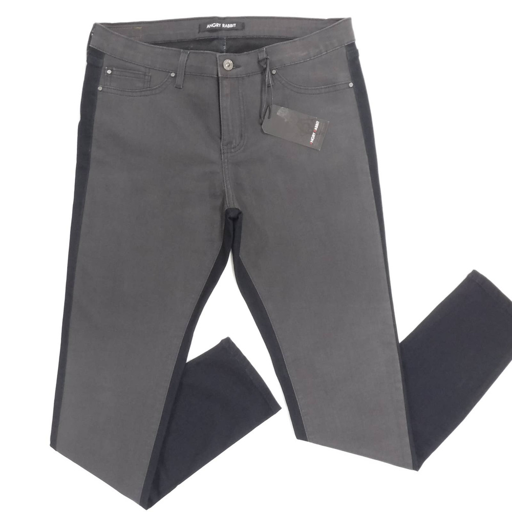 ANGRY RABBIT Womens Size 31 Contrast Basic Skinny Jeans NEW NWT